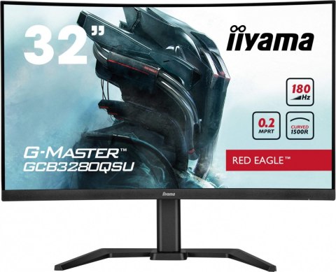 Monitor 32 cale GCB3280QSU-B2,VA,QHD,180Hz,1500R,0.2ms,4xUSB,350cd Monitor 32 cale GCB3280QSU-B2,VA,QHD,180Hz,1500R,0.2ms,4xUSB,350cd