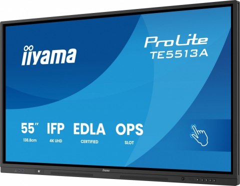 Monitor 55 cali TE5513A-B1AG INFRARED,40pkt,IPS,4K,7H,450cd/m2, WiFi,USB, ANDROID 14, Google EDLA,2x20W, UCHWYT CIENNY Monitor 55 cali TE5513A-B1AG INFRARED,40pkt,IPS,4K,7H,450cd/m2, WiFi,USB, ANDROID 14, Google EDLA,2x20W, UCHWYT CIENNY
