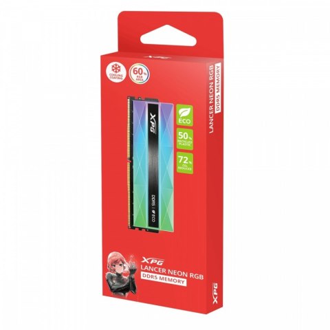 Pamięć XPG Lancer NEON DDR5 6400 DIMM 32GB (2x16) CL32 Pamięć XPG Lancer NEON DDR5 6400 DIMM 32GB (2x16) CL32