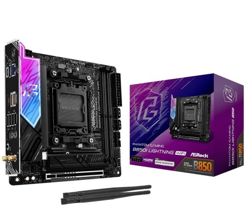 Płyta główna B850I LIGHTNING WIFI AM5 2DDR5 ITX Płyta główna B850I LIGHTNING WIFI AM5 2DDR5 ITX