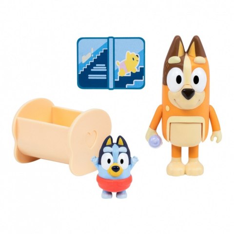 Zestaw figurek Bluey 2-pak Baby Bluey i Chilli Zestaw figurek Bluey 2-pak Baby Bluey i Chilli