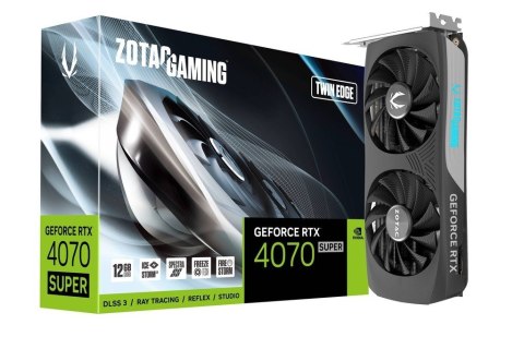 Karta graficzna GeForce RTX 4070 SUPER TWIN EDGE 12GB GDDRX6 192bit 3DP Karta graficzna GeForce RTX 4070 SUPER TWIN EDGE 12GB GDDRX6 192bit 3DP