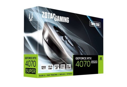 Karta graficzna GeForce RTX 4070 SUPER TWIN EDGE 12GB GDDRX6 192bit 3DP Karta graficzna GeForce RTX 4070 SUPER TWIN EDGE 12GB GDDRX6 192bit 3DP