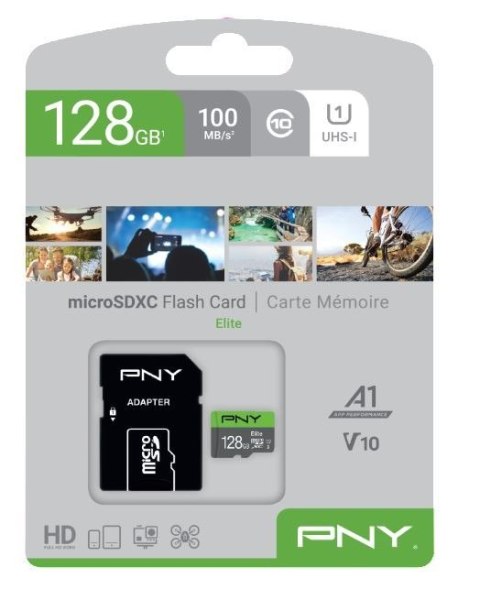 Karta pamięci MicroSDXC 128GB P-SDU128V11100EL-GE Karta pamięci MicroSDXC 128GB P-SDU128V11100EL-GE