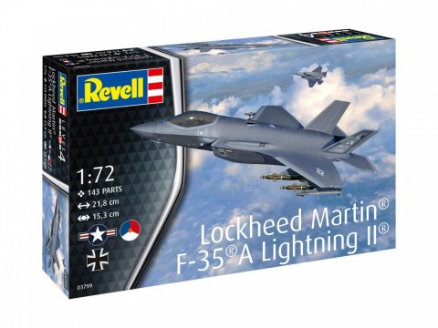 Model plastikowy Lockheed Martin F-35A Lightning II 1/72 Model plastikowy Lockheed Martin F-35A Lightning II 1/72