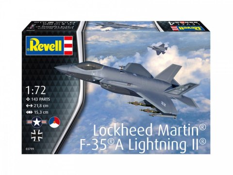 Model plastikowy Lockheed Martin F-35A Lightning II 1/72 Model plastikowy Lockheed Martin F-35A Lightning II 1/72