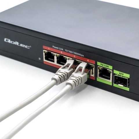 Przełącznik sieciowy SWITCH FAST ETHERNET PoE 4x RJ45 PoE 1x RJ45Uplink 1x SFP | 65W | 1000 Mb/s Przełącznik sieciowy SWITCH FAST ETHERNET PoE 4x RJ45 PoE 1x RJ45Uplink 1x SFP | 65W | 1000 Mb/s