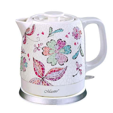 Ceramiczny czajnik elektryczny 1,5l 1500W MR-068-FLOWERS Ceramiczny czajnik elektryczny 1,5l 1500W MR-068-FLOWERS