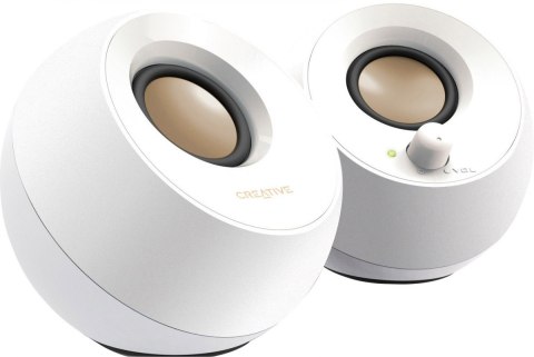 Głośniki Pebble 2.0 USB białe Głośniki Pebble 2.0 USB białe