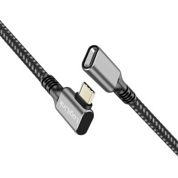 Kabel USB3.2 Gen1 TypeC do USB-C/F, PD, 2m