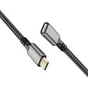 Kabel USB3.2 gen1 TypeC do USB-C/F, PD, 2m