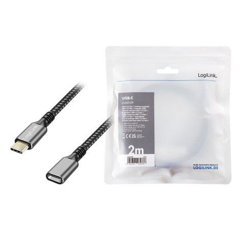 Kabel USB3.2 gen1 TypeC do USB-C/F, PD, 2m Kabel USB3.2 gen1 TypeC do USB-C/F, PD, 2m