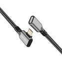 Kabel USB3.2 gen2 TypeC do USB-C/F, PD, 1m