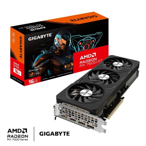 Karta graficzna Radeon RX 7600 XT GAMING OC 16G GDDR6 128bit 2DP/2HDMI Karta graficzna Radeon RX 7600 XT GAMING OC 16G GDDR6 128bit 2DP/2HDMI