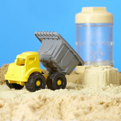 Masa plastyczna Wonder Factory Never Dry Sand Trucks, Wywrotka Masa plastyczna Wonder Factory Never Dry Sand Trucks, Wywrotka