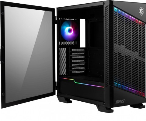 Obudowa MPG VELOX 100P AIRFLOW TEMPERED GLASS 2USB 3.1 Obudowa MPG VELOX 100P AIRFLOW TEMPERED GLASS 2USB 3.1