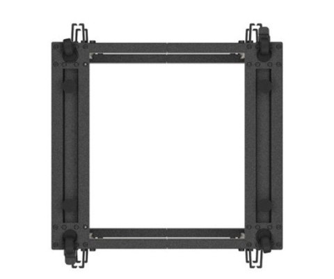 Open rack 19'' 15U 600x600-1100 regulowany czarny Open rack 19'' 15U 600x600-1100 regulowany czarny
