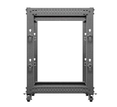 Open rack 19'' 15U 600x600-1100 regulowany czarny Open rack 19'' 15U 600x600-1100 regulowany czarny