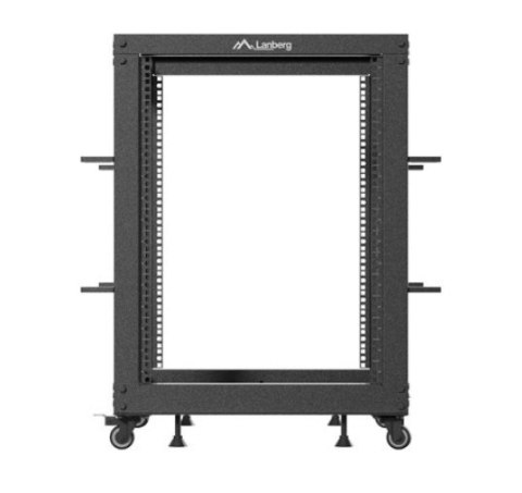 Open rack 19'' 15U 600x600-1100 regulowany czarny Open rack 19'' 15U 600x600-1100 regulowany czarny