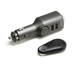 Alarm samochodowy z ładowarką USB 2 porty TX-100
