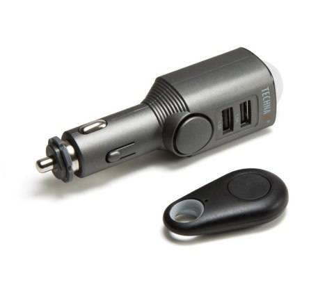 Alarm samochodowy z ładowarką USB 2 porty TX-100 Alarm samochodowy z ładowarką USB 2 porty TX-100