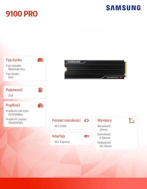 Dysk SSD SSD PRO Heatsink NVMe MZ-VAP2T0CW Dysk SSD SSD PRO Heatsink NVMe MZ-VAP2T0CW