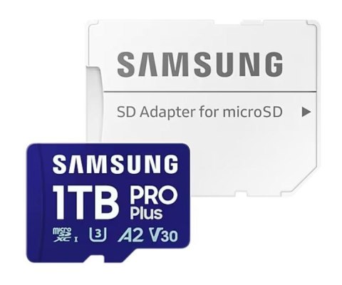 Karta microSD MB-MD1T0SA/WW 1TB PRO+ + adapter MB-MD1T0SA/EU Karta microSD MB-MD1T0SA/WW 1TB PRO+ + adapter MB-MD1T0SA/EU