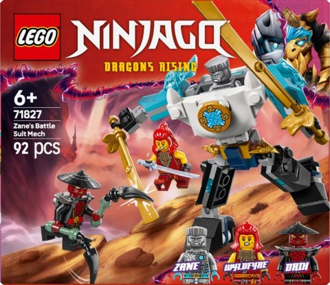Klocki Ninjago 71827 Mech w zbroi bojowej Zanea Klocki Ninjago 71827 Mech w zbroi bojowej Zanea