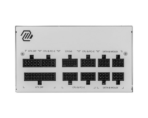 Zasilacz modularny MAG A850GL PCIE5 850W 80PLUS GOLD biały Zasilacz modularny MAG A850GL PCIE5 850W 80PLUS GOLD biały