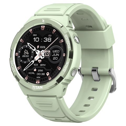 Smartwatch FW100 Titan Valkiria Mietowy Smartwatch FW100 Titan Valkiria Mietowy