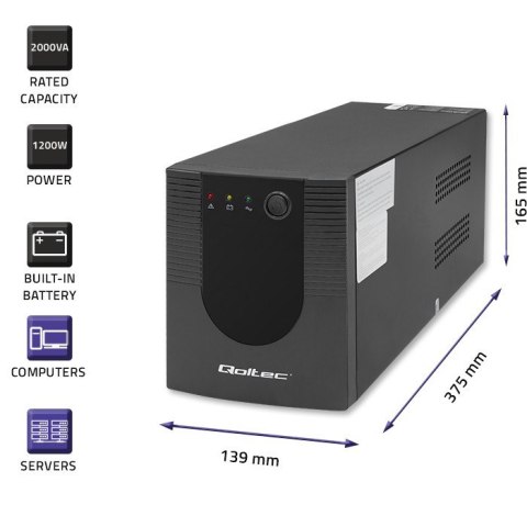 Zasilacz awaryjny UPS | Monolith | 2000VA | 1200W Zasilacz awaryjny UPS | Monolith | 2000VA | 1200W