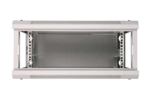 Szafka wisząca rack 4U 600x450 szara szklane drzwi Szafka wisząca rack 4U 600x450 szara szklane drzwi