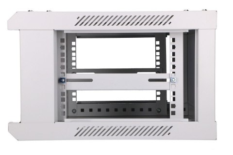 Szafka wisząca rack 4U 600x450 szara szklane drzwi Szafka wisząca rack 4U 600x450 szara szklane drzwi