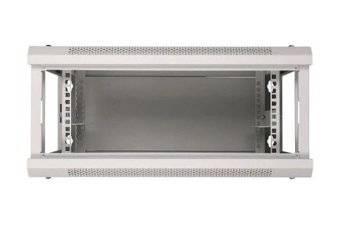 Szafka wisząca rack 4U 600x450 szara szklane drzwi Szafka wisząca rack 4U 600x450 szara szklane drzwi