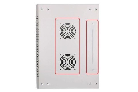 Szafka wisząca rack 4U 600x450 szara szklane drzwi Szafka wisząca rack 4U 600x450 szara szklane drzwi
