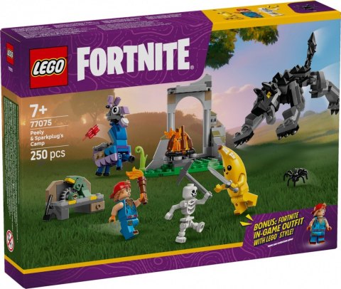 Klocki Fortnite 77075 Skórek i Iskra oraz obóz Klocki Fortnite 77075 Skórek i Iskra oraz obóz