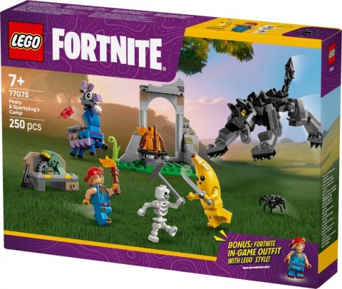 Klocki Fortnite 77075 Skórek i Iskra oraz obóz Klocki Fortnite 77075 Skórek i Iskra oraz obóz