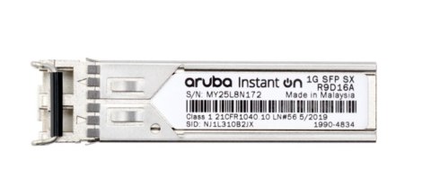 Moduł Aruba IOn 1G SFP LC SX 500m MMF XCVR R9D16A Moduł Aruba IOn 1G SFP LC SX 500m MMF XCVR R9D16A