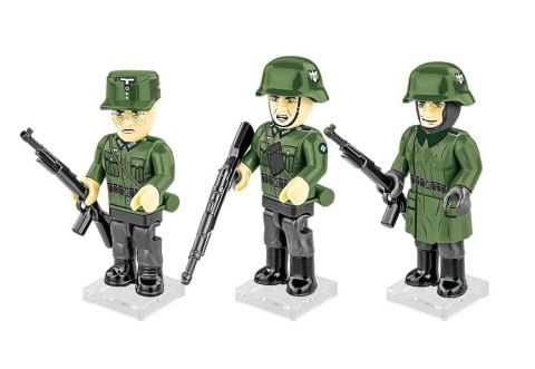 Klocki Niemiecka piechota - Zestaw 3 figurek Klocki Niemiecka piechota - Zestaw 3 figurek