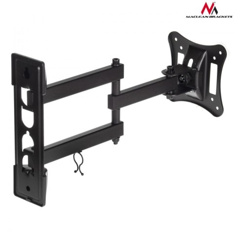 Uchwyt do telewizora lub monitora 13-27" 15 kg uniwersalny MC-719 czarny max vesa 100x100 Uchwyt do telewizora lub monitora 13-27" 15 kg uniwersalny MC-719 czarny max vesa 100x100