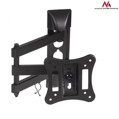 Uchwyt do telewizora lub monitora 13-27" 15 kg uniwersalny MC-719 czarny max vesa 100x100 Uchwyt do telewizora lub monitora 13-27" 15 kg uniwersalny MC-719 czarny max vesa 100x100