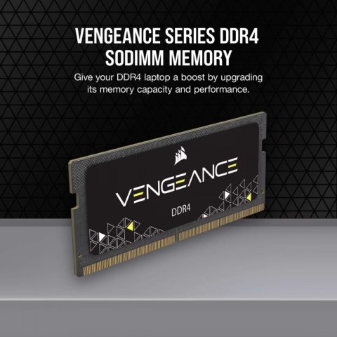 Pamięć DDR4 Vengeance 16GB/3200 (1x16GB) CL22 SODIMM Pamięć DDR4 Vengeance 16GB/3200 (1x16GB) CL22 SODIMM