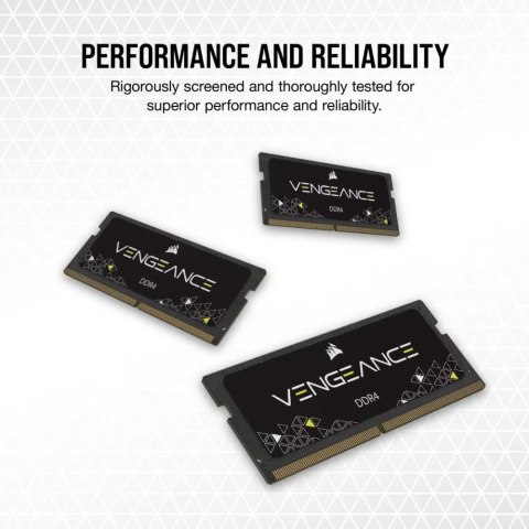 Pamięć DDR4 Vengeance 16GB/3200 (1x16GB) CL22 SODIMM Pamięć DDR4 Vengeance 16GB/3200 (1x16GB) CL22 SODIMM