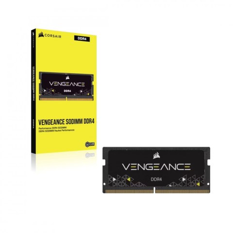 Pamięć DDR4 Vengeance 16GB/3200 (1x16GB) CL22 SODIMM Pamięć DDR4 Vengeance 16GB/3200 (1x16GB) CL22 SODIMM
