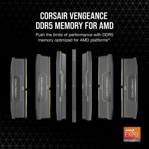 Pamięć DDR5 Vengeance 96GB/6000 (2*48GB) CL30 AMD EXPO & Intel XMP Pamięć DDR5 Vengeance 96GB/6000 (2*48GB) CL30 AMD EXPO & Intel XMP