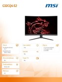 Monitor 31.5 cali G32CQ4 E2 Curved/LED/WQHD/170Hz