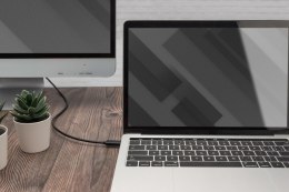 Kabel USB Type-C/HDMI M/M USB 3.1 Gen.2 SuperSpeed+ 4K/60Hz 18Gbps 2m czarny