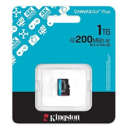 Karta pamięci microSD 1TB Canvas Go! Plus 200MB/s A2 U3 V30 Karta pamięci microSD 1TB Canvas Go! Plus 200MB/s A2 U3 V30