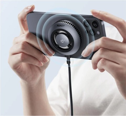 LC-G10 chłodząca ładowarka bezprzewodowa MagSafe Qi2 15W USB-C