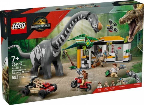 Klocki Jurassic World 76973 Na tropie tytanozaura i raptora Klocki Jurassic World 76973 Na tropie tytanozaura i raptora